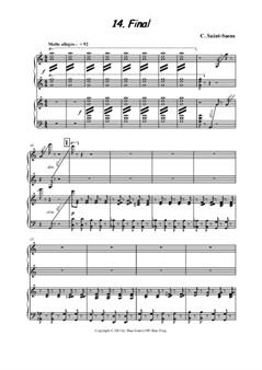 Finale, arranged for Piano Duet
