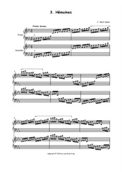 Hémoines, arranged for Piano Duet
