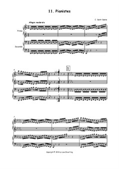 Pianistes, arranged for Piano Duet